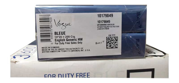 Vogue Bleue (EU, DutyFree Сингапур)