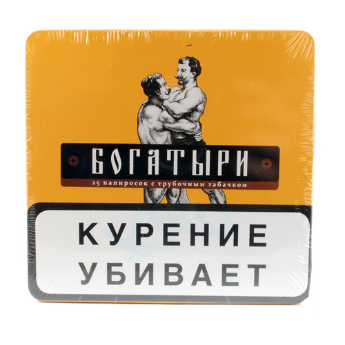 Папиросы Богатыри с трубочным табачком (Вишня)